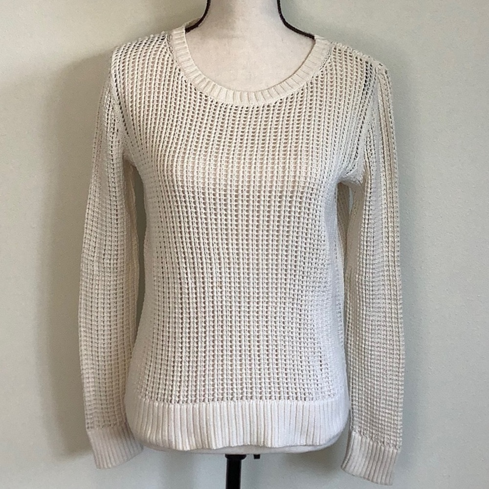 Gap white knit sweater.